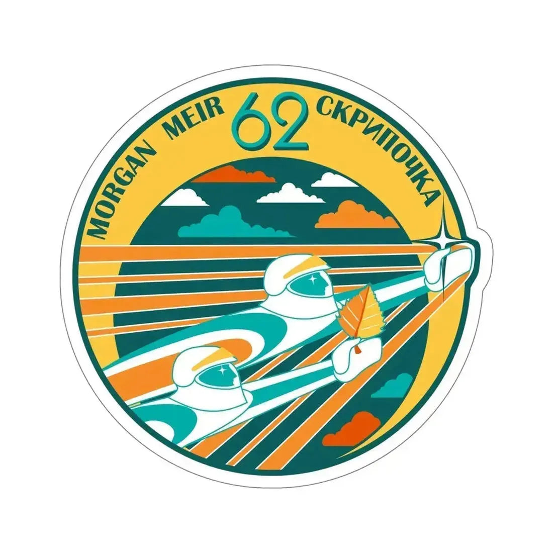 ISS Expedition 62 (NASA) STICKER Vinyl Die-Cut Decal 6 Inch - The Sticker Space