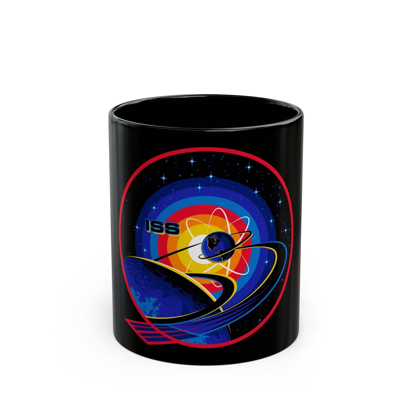 ISS Expedition 63 (NASA) Black Coffee Mug-11oz-The Sticker Space