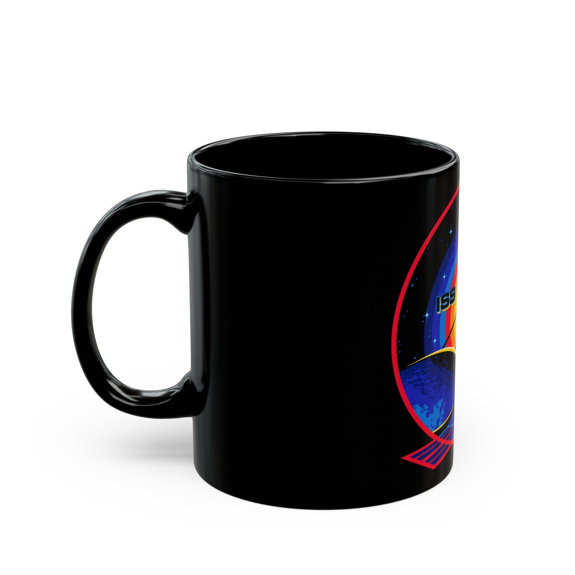 ISS Expedition 63 (NASA) Black Coffee Mug-The Sticker Space