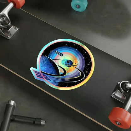 ISS Expedition 63 (NASA) Holographic STICKER Die-Cut Vinyl Decal - The Sticker Space