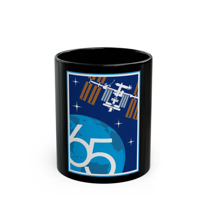 ISS Expedition 65 (NASA) Black Coffee Mug-11oz-The Sticker Space