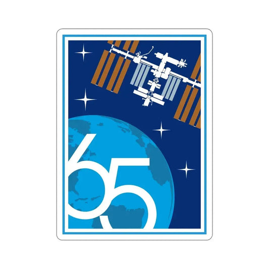 ISS Expedition 65 (NASA) STICKER Vinyl Die-Cut Decal 6 Inch - The Sticker Space