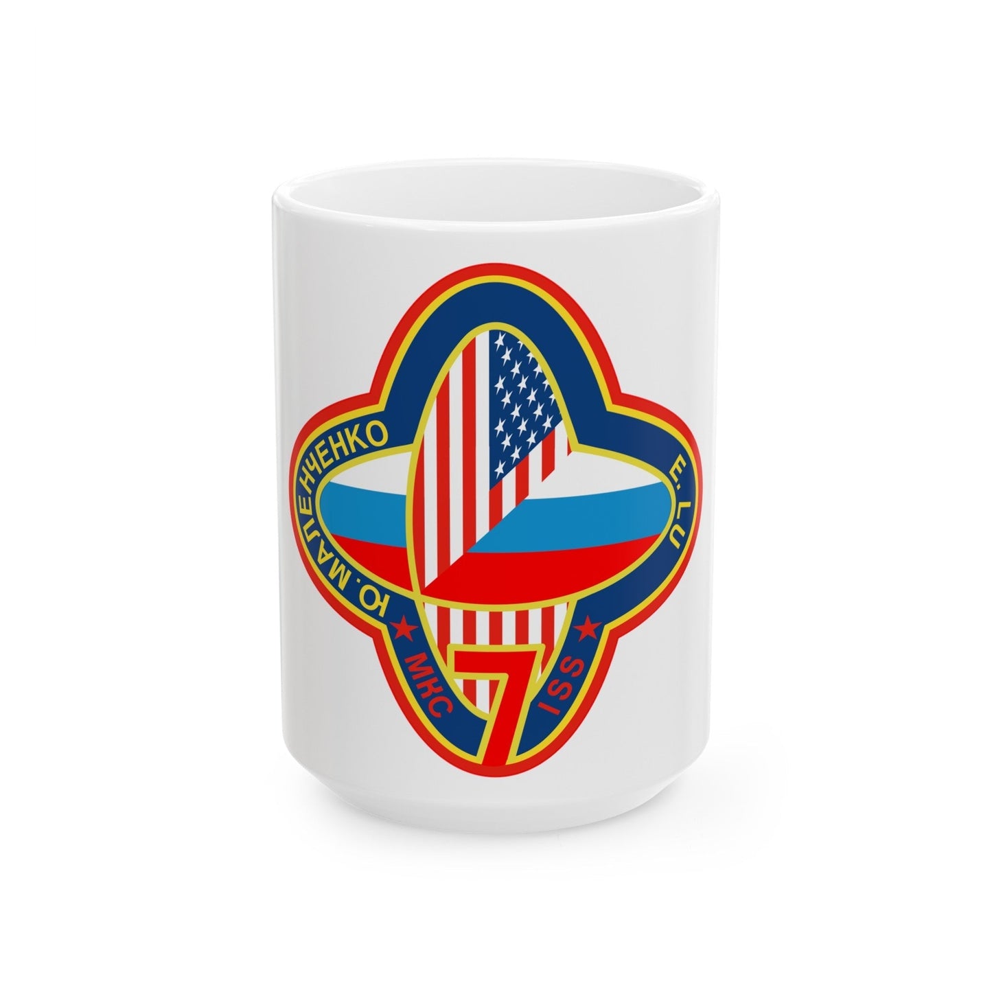 ISS Expedition 7 (NASA) White Coffee Mug-15oz-The Sticker Space