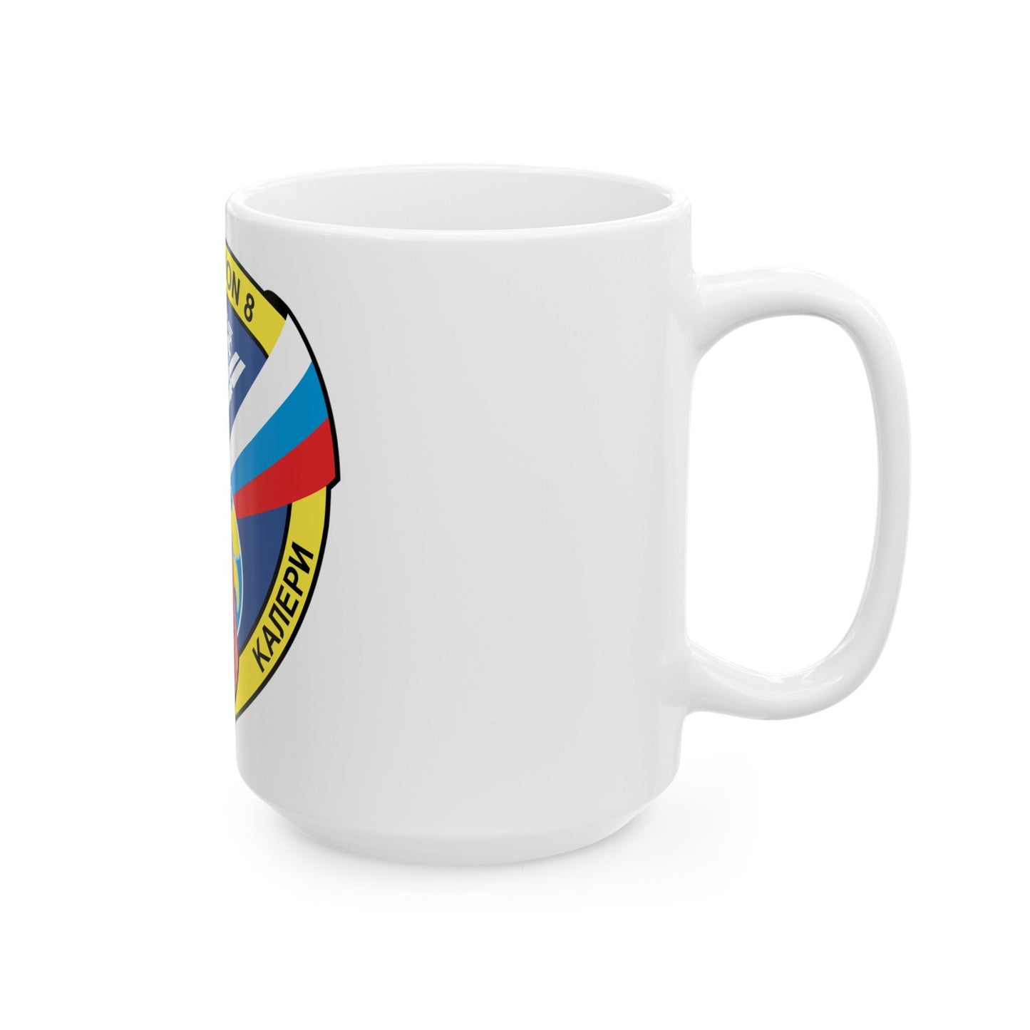 ISS Expedition 8 (NASA) White Coffee Mug-The Sticker Space