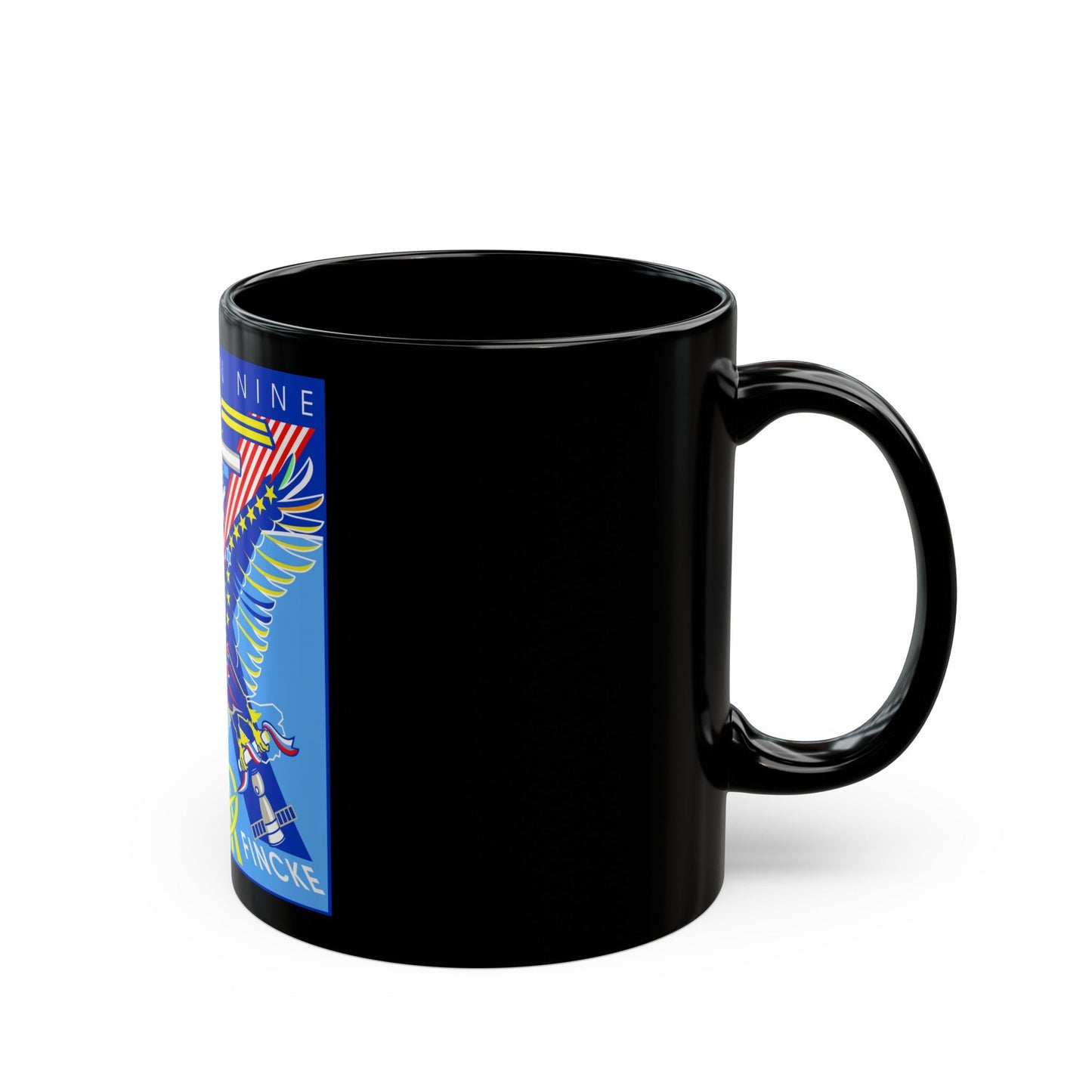 ISS Expedition 9 (NASA) Black Coffee Mug-The Sticker Space