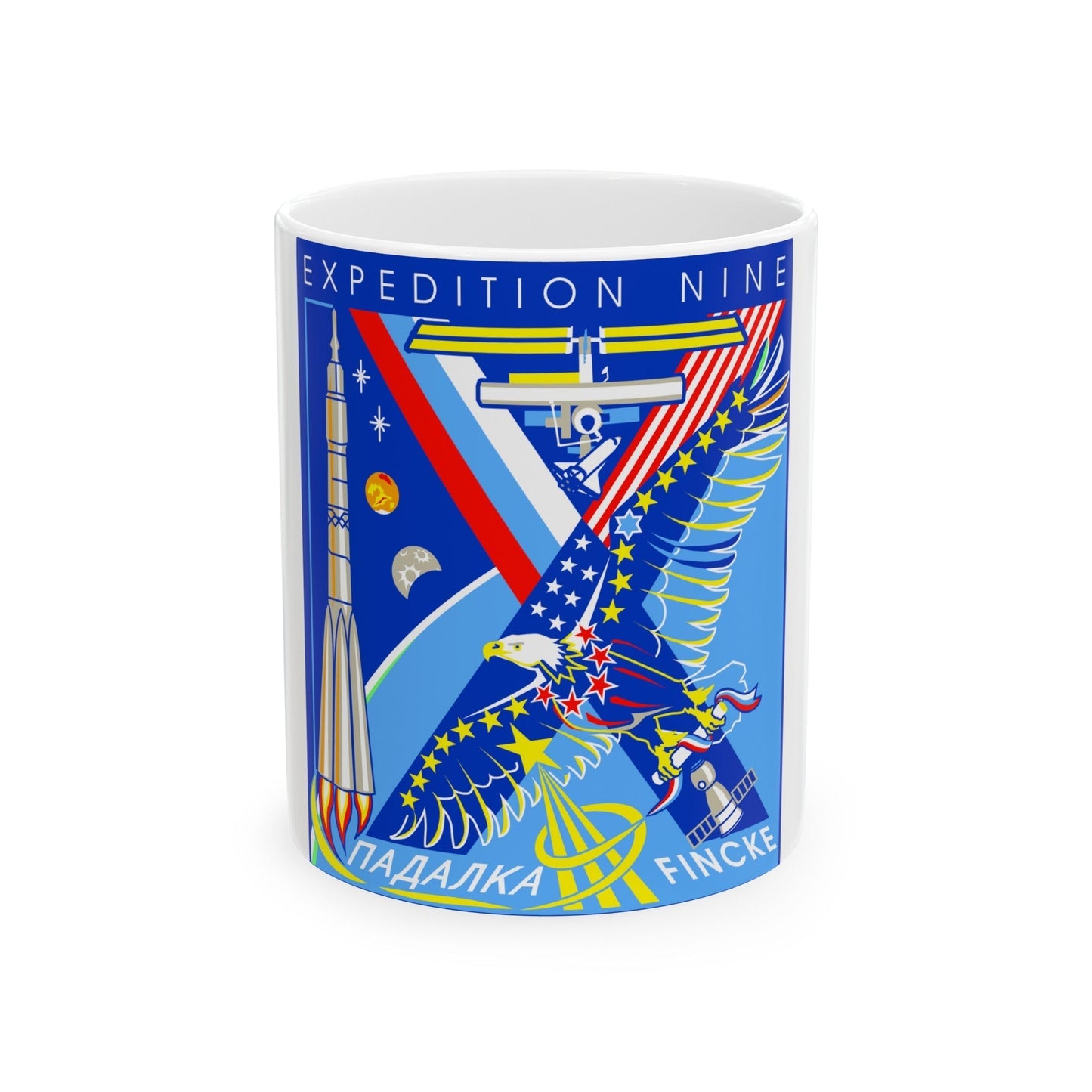 ISS Expedition 9 (NASA) White Coffee Mug-11oz-The Sticker Space