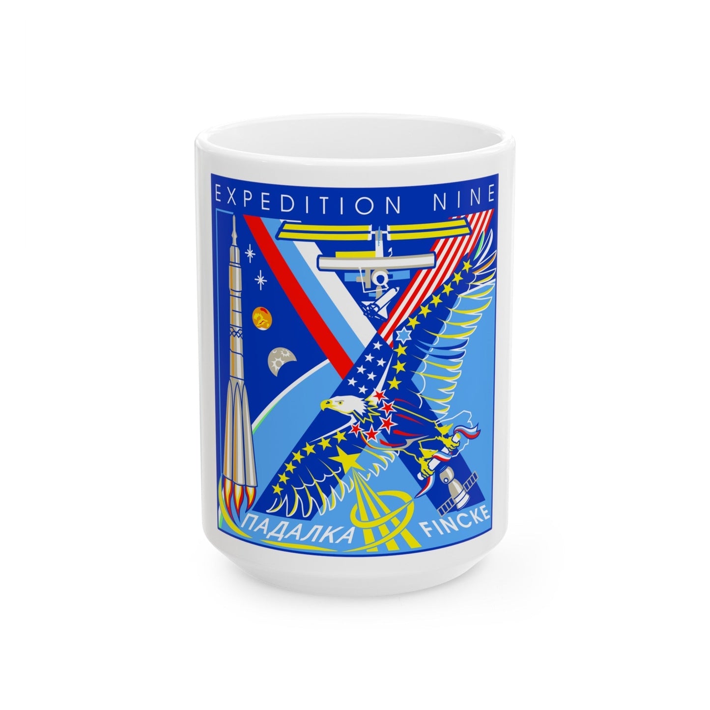 ISS Expedition 9 (NASA) White Coffee Mug-15oz-The Sticker Space