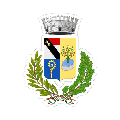Issogne-Stemma (Italy) (Coat of Arms) STICKER Vinyl Kiss-Cut Decal - The Sticker Space