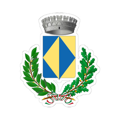 Istrana-Stemma (Italy) (Coat of Arms) STICKER Vinyl Kiss-Cut Decal 6 Inch White - The Sticker Space