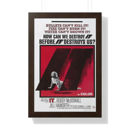IT 1967 - Framed Movie Poster 16″ x 24″ Walnut - The Sticker Space