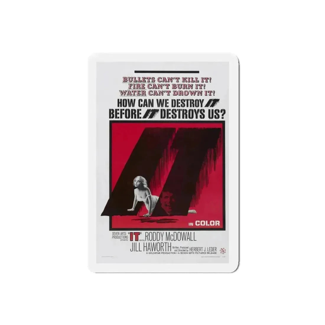 IT 1967 Movie Poster - Refrigerator Magnet - The Sticker Space