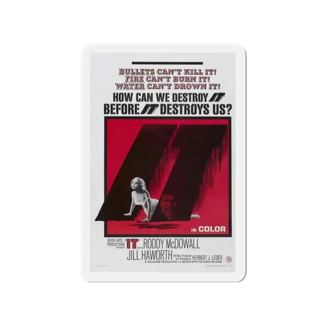 IT 1967 Movie Poster - Refrigerator Magnet - The Sticker Space