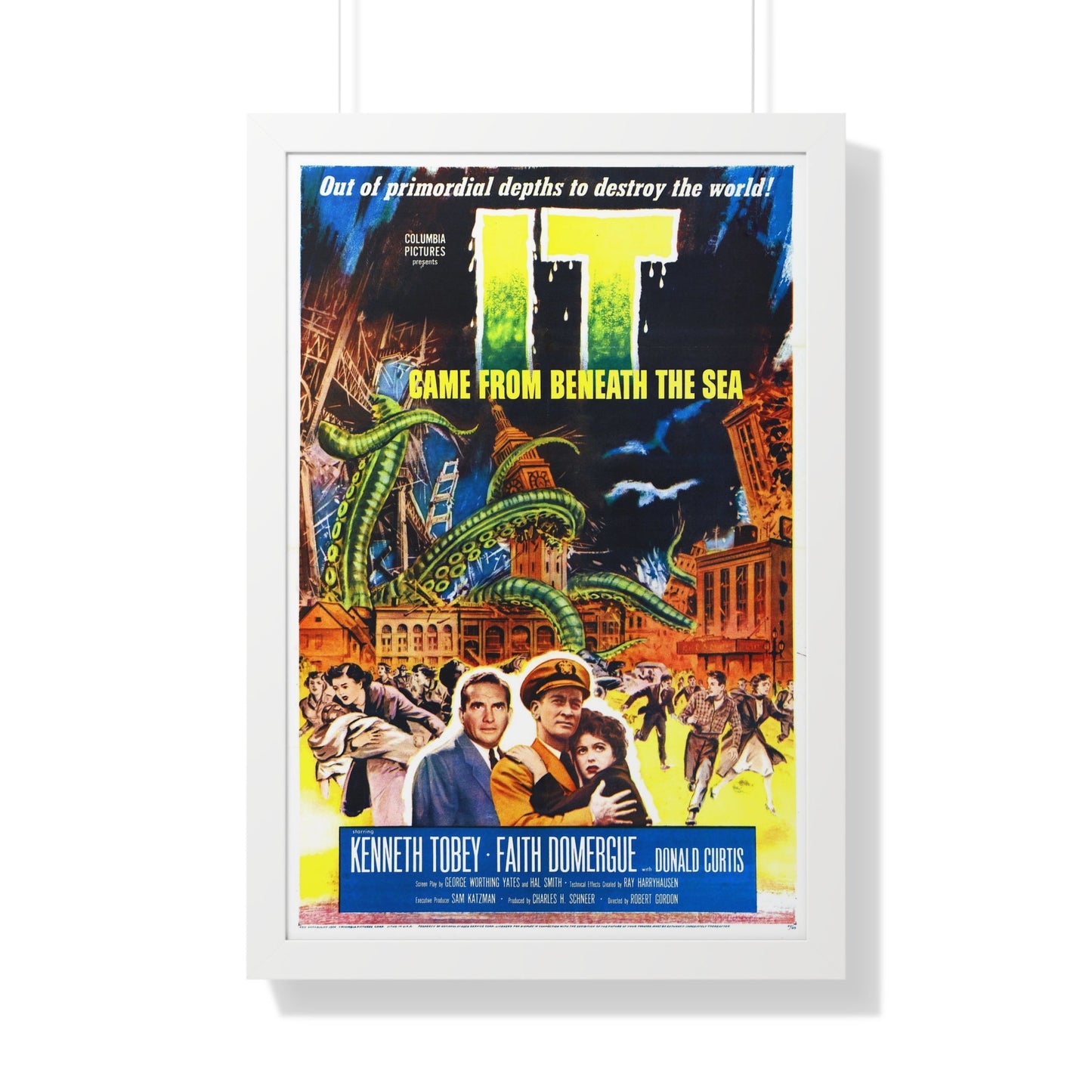 IT CAME FROM BENEATH THE SEA 1955 - Framed Movie Poster-20" x 30"-The Sticker Space