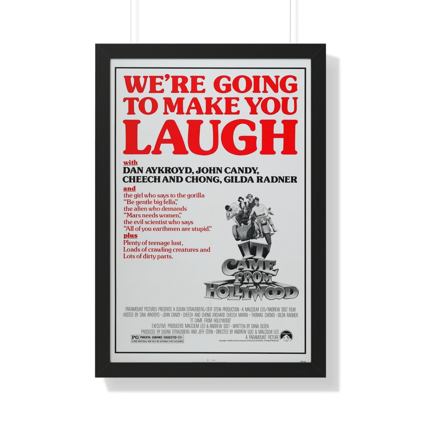 IT CAME FROM HOLLYWOOD 1982 - Framed Movie Poster-20" x 30"-The Sticker Space