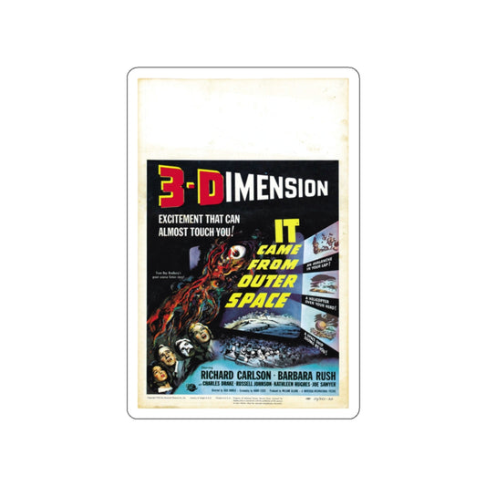 IT CAME FROM OUTER SPACE 1953 Movie Poster STICKER Vinyl Die-Cut Decal-2 Inch-The Sticker Space