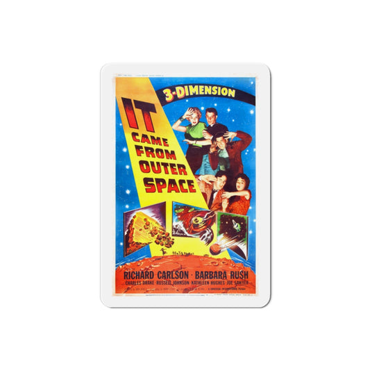 It Came from Outer Space 1953 v2 Movie Poster Die-Cut Magnet-2 Inch-The Sticker Space