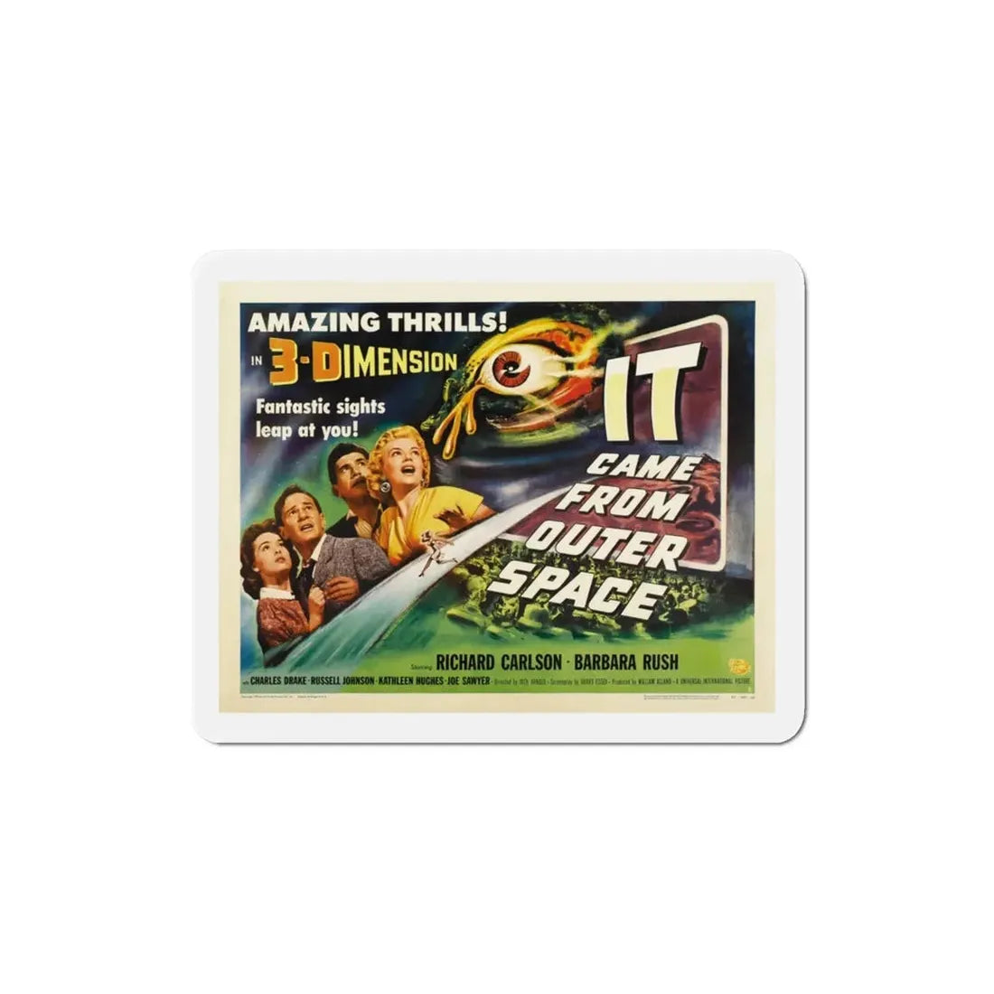 It Came from Outer Space 1953 v3 Movie Poster Refrigerator Magnet - The Sticker Space