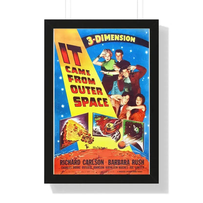 IT CAME FROM OUTER SPACE (5) 1953 - Framed Movie Poster 16″ x 24″ Black - The Sticker Space