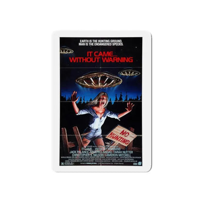 IT CAME... WITHOUT WARNING 1980 Movie Poster - Refrigerator Magnet 3 Inch Die-Cut - The Sticker Space
