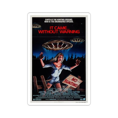 It Came Without Warning 1980 Movie Poster STICKER Vinyl Die-Cut Decal - The Sticker Space