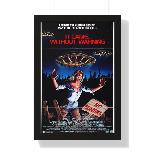 IT CAME... WITHOUT WARNING 1980 - Framed Movie Poster-16″ x 24″-The Sticker Space