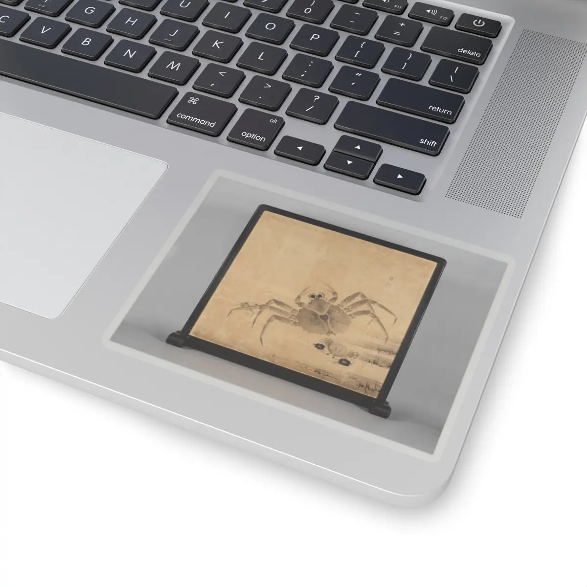 Itō Jakuchū 伊藤若冲 - Crabs and Peonies - mid-18th century, before 1766 v2 - STICKER Vinyl Kiss-Cut Decal