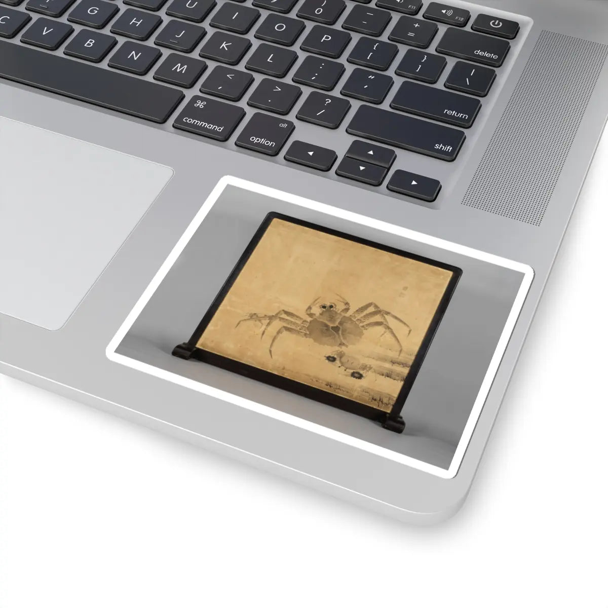 Itō Jakuchū 伊藤若冲 - Crabs and Peonies - mid-18th century, before 1766 v2 - STICKER Vinyl Kiss-Cut Decal
