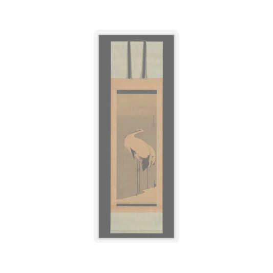 Itō Jakuchū - Two Cranes - 1795 v2 - STICKER Vinyl Kiss-Cut Decal