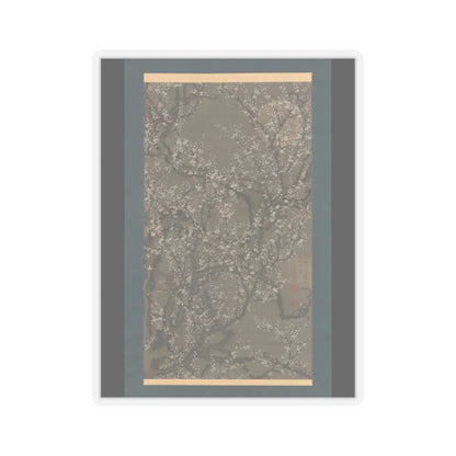Itō Jakuchū - White Plum Blossoms and Moon - 1755 v1 - STICKER Vinyl Kiss-Cut Decal