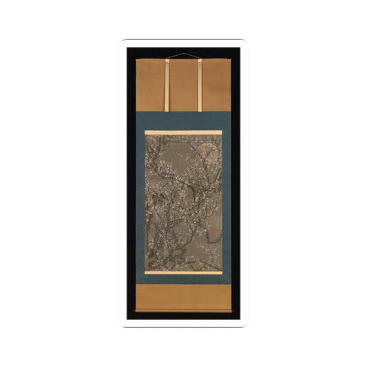 Itō Jakuchū - White Plum Blossoms and Moon - 1755 v2 - STICKER Vinyl Kiss-Cut Decal