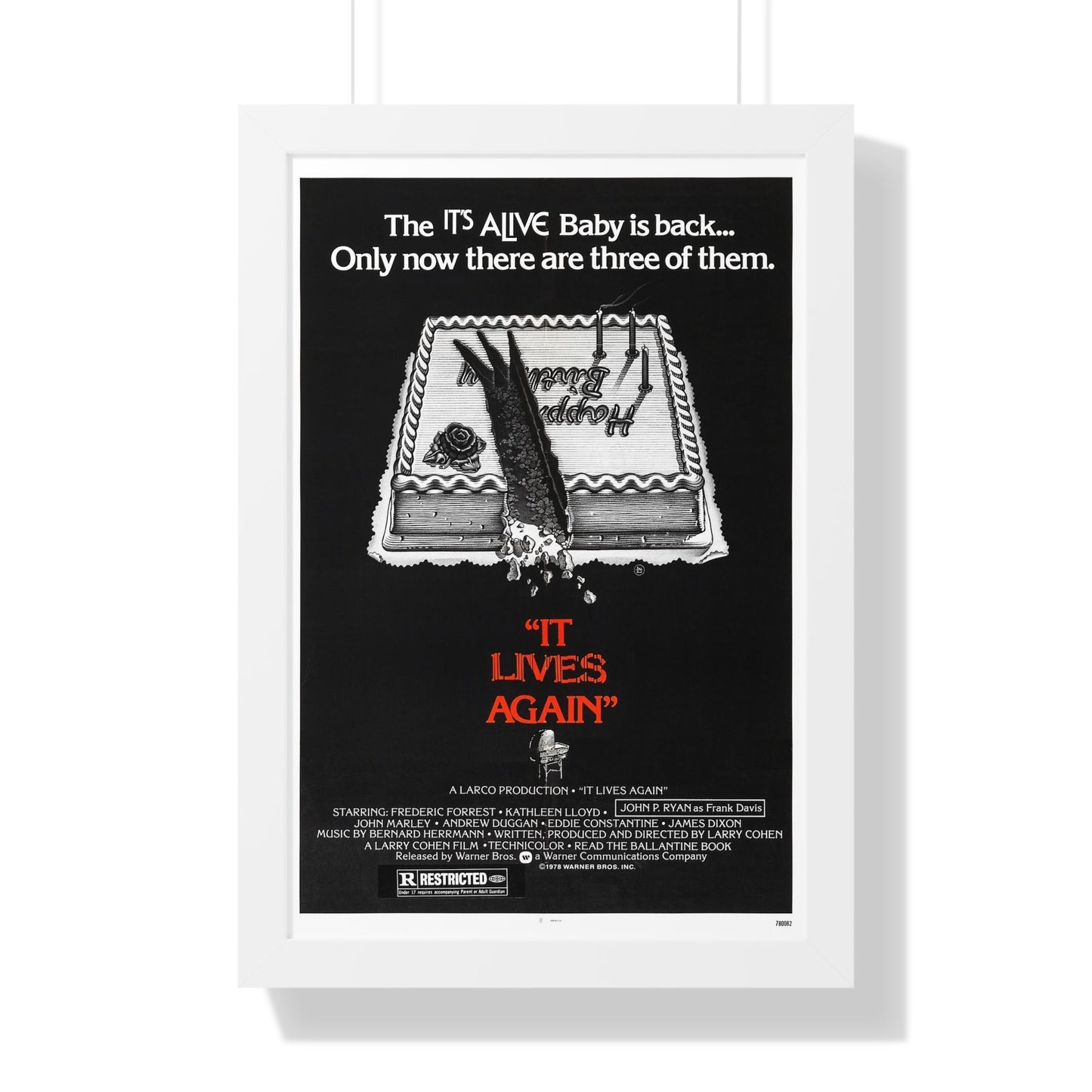 IT LIVES AGAIN 1978 - Framed Movie Poster-16″ x 24″-The Sticker Space