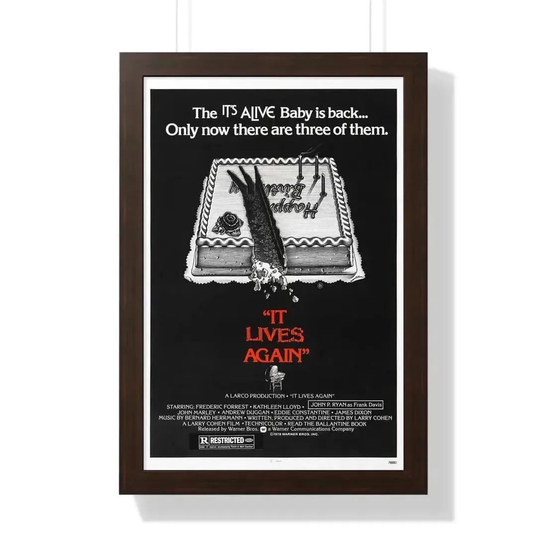 IT LIVES AGAIN 1978 - Framed Movie Poster - The Sticker Space
