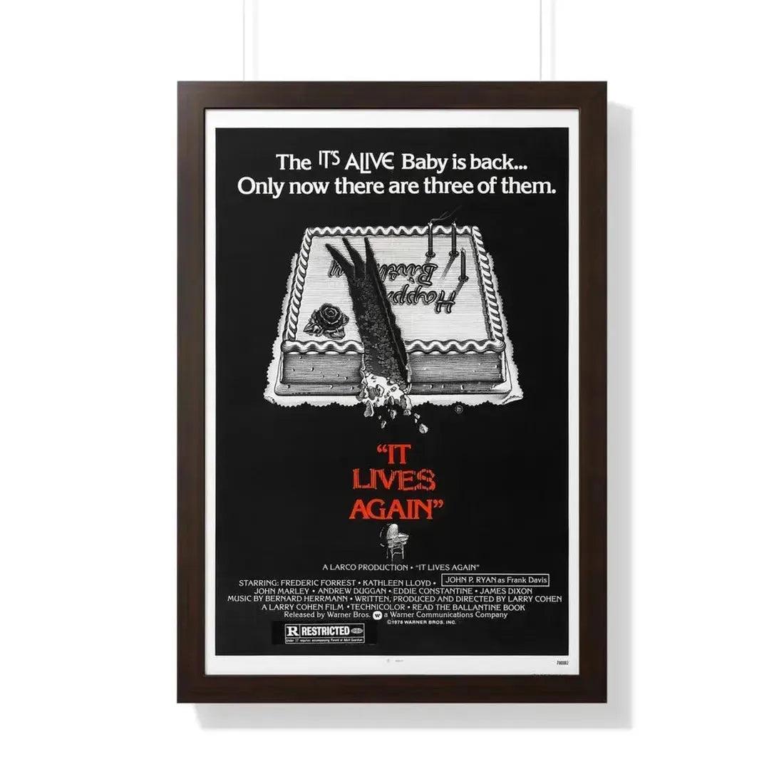 IT LIVES AGAIN 1978 - Framed Movie Poster - The Sticker Space