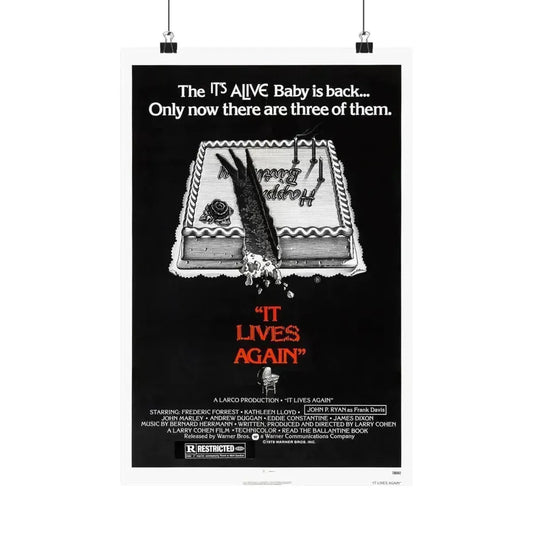 IT LIVES AGAIN 1978 - Paper Movie Poster 12″ x 18″ Matte - The Sticker Space