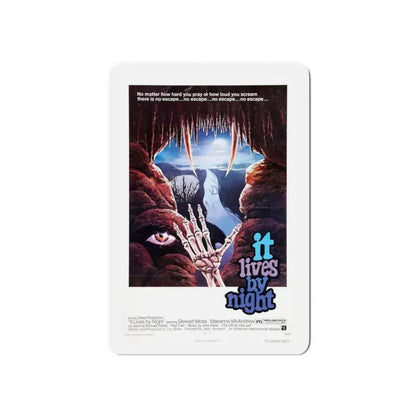 IT LIVES BY NIGHT (THE BAT PEOPLE) 1974 Movie Poster - Refrigerator Magnet - The Sticker Space