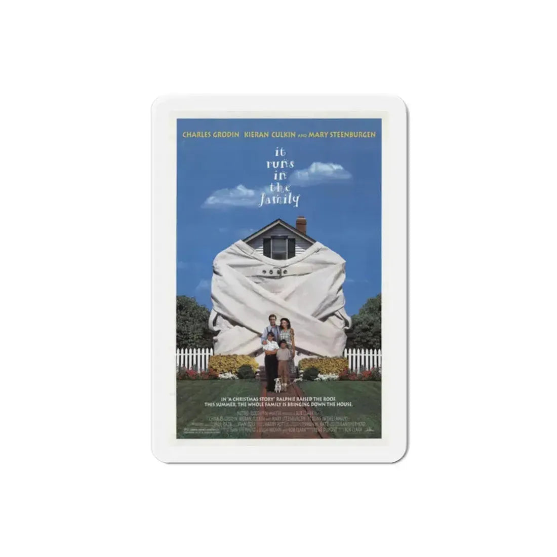 It Runs in the Family 1994 Movie Poster Refrigerator Magnet 2 Inch - The Sticker Space