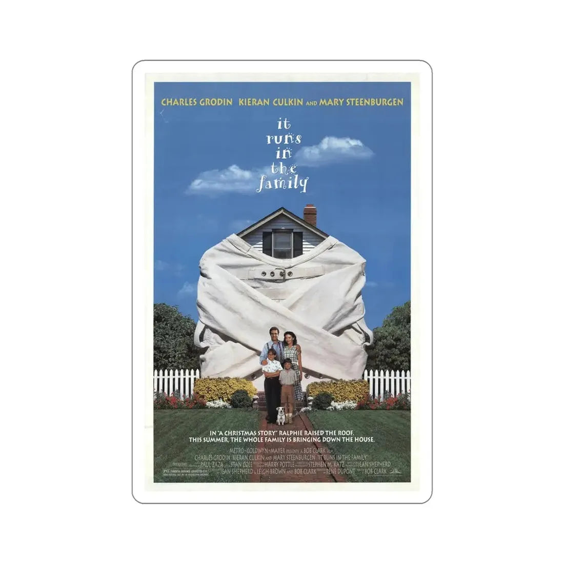 It Runs in the Family 1994 Movie Poster STICKER Vinyl Die-Cut Decal - The Sticker Space