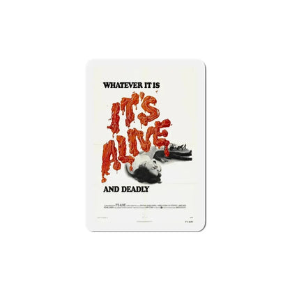 It's Alive 1974 2 Movie Poster Refrigerator Magnet 5 Inch - The Sticker Space