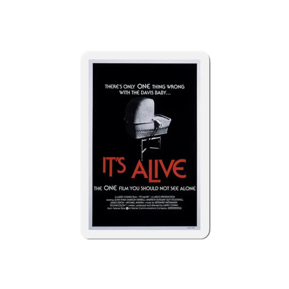 It's Alive 1974 Movie Poster Refrigerator Magnet 2 Inch - The Sticker Space