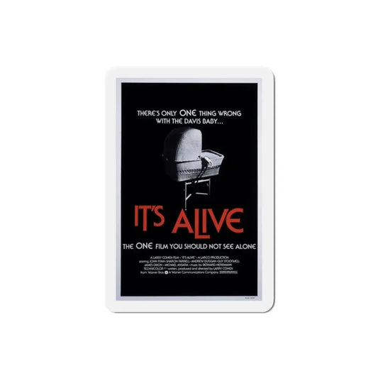 It's Alive 1974 Movie Poster Refrigerator Magnet 2 Inch - The Sticker Space