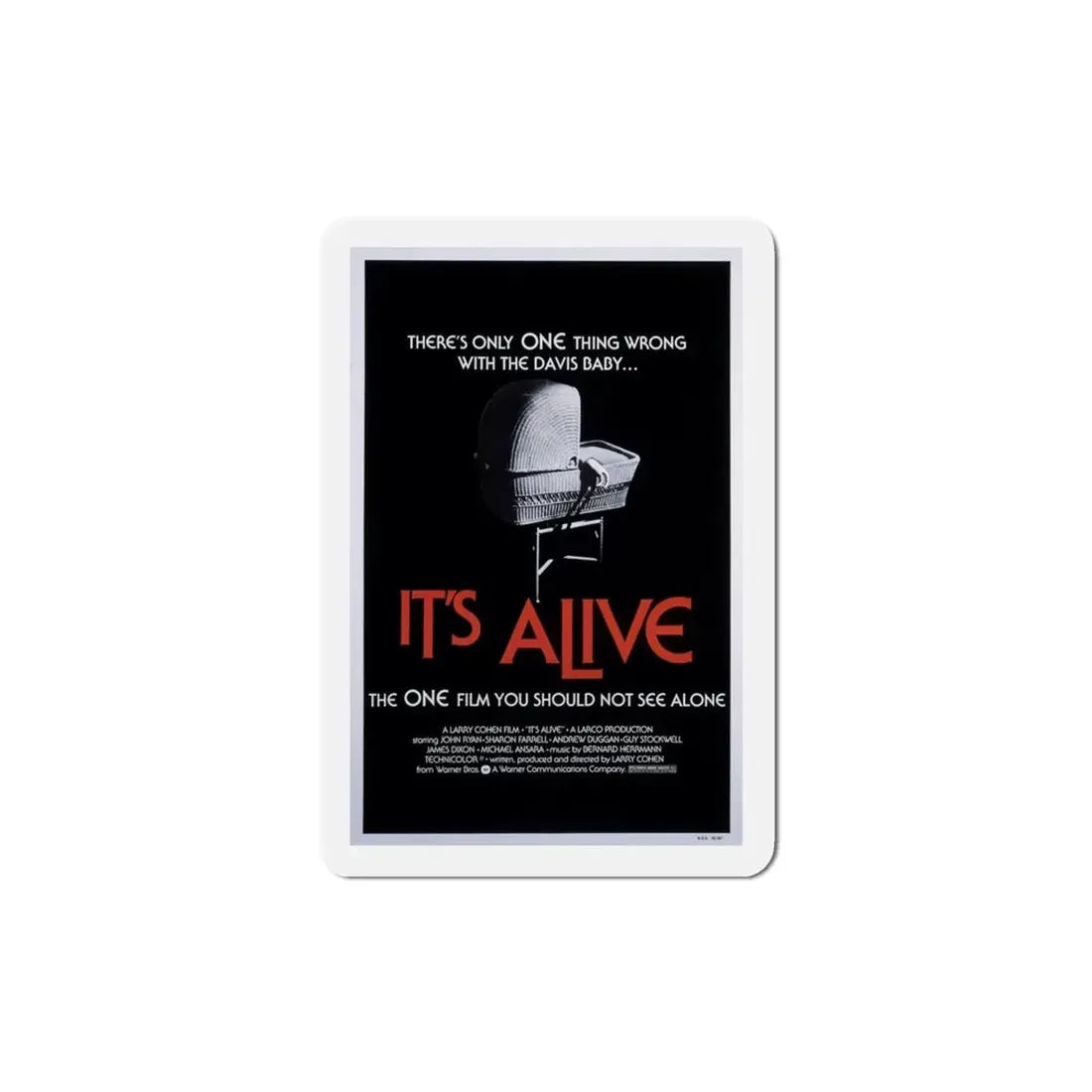 It's Alive 1974 Movie Poster Refrigerator Magnet - The Sticker Space