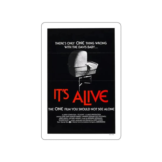 IT'S ALIVE 1974 Movie Poster STICKER Vinyl Die-Cut Decal 2 Inch - The Sticker Space