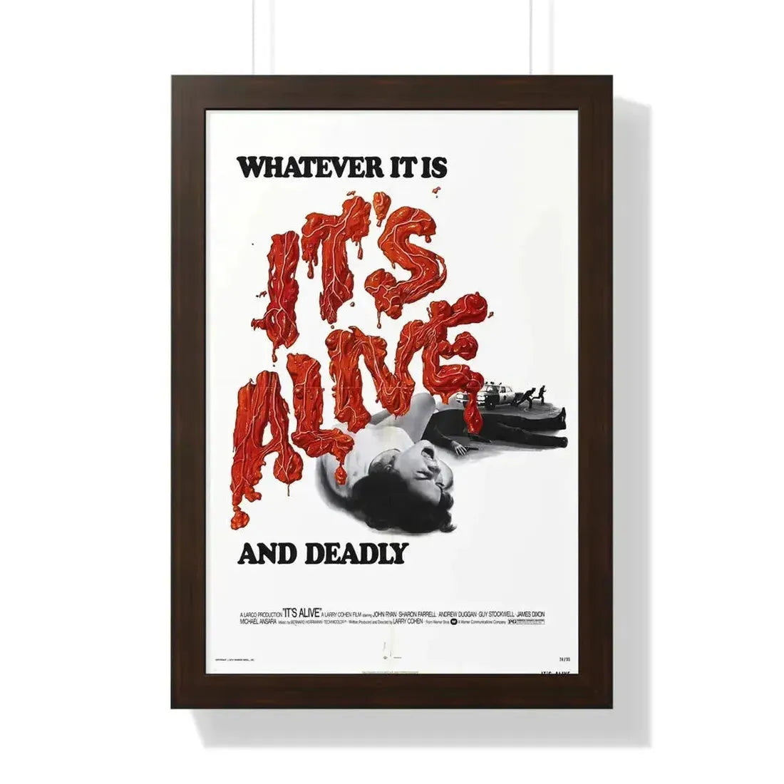 IT'S ALIVE (2) 1974 - Framed Movie Poster - The Sticker Space