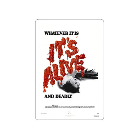 IT'S ALIVE (2) 1974 Movie Poster STICKER Vinyl Die-Cut Decal 2 Inch - The Sticker Space