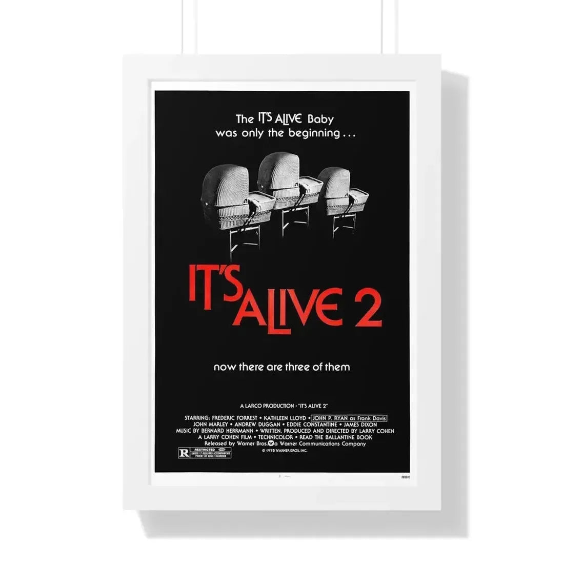 IT'S ALIVE 2 (IT LIVES AGAIN) 1978 - Framed Movie Poster - The Sticker Space