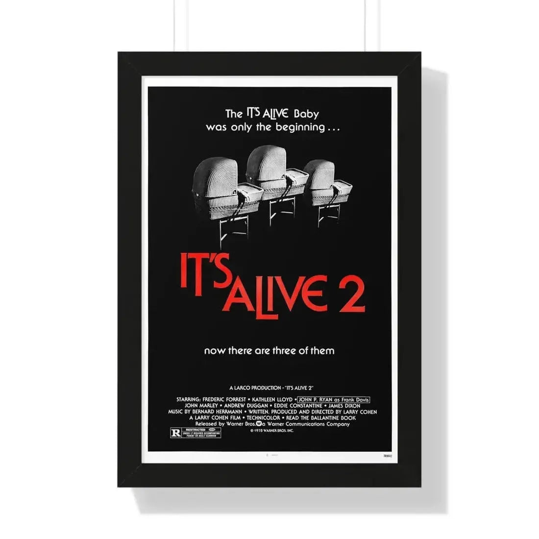 IT'S ALIVE 2 (IT LIVES AGAIN) 1978 - Framed Movie Poster - The Sticker Space
