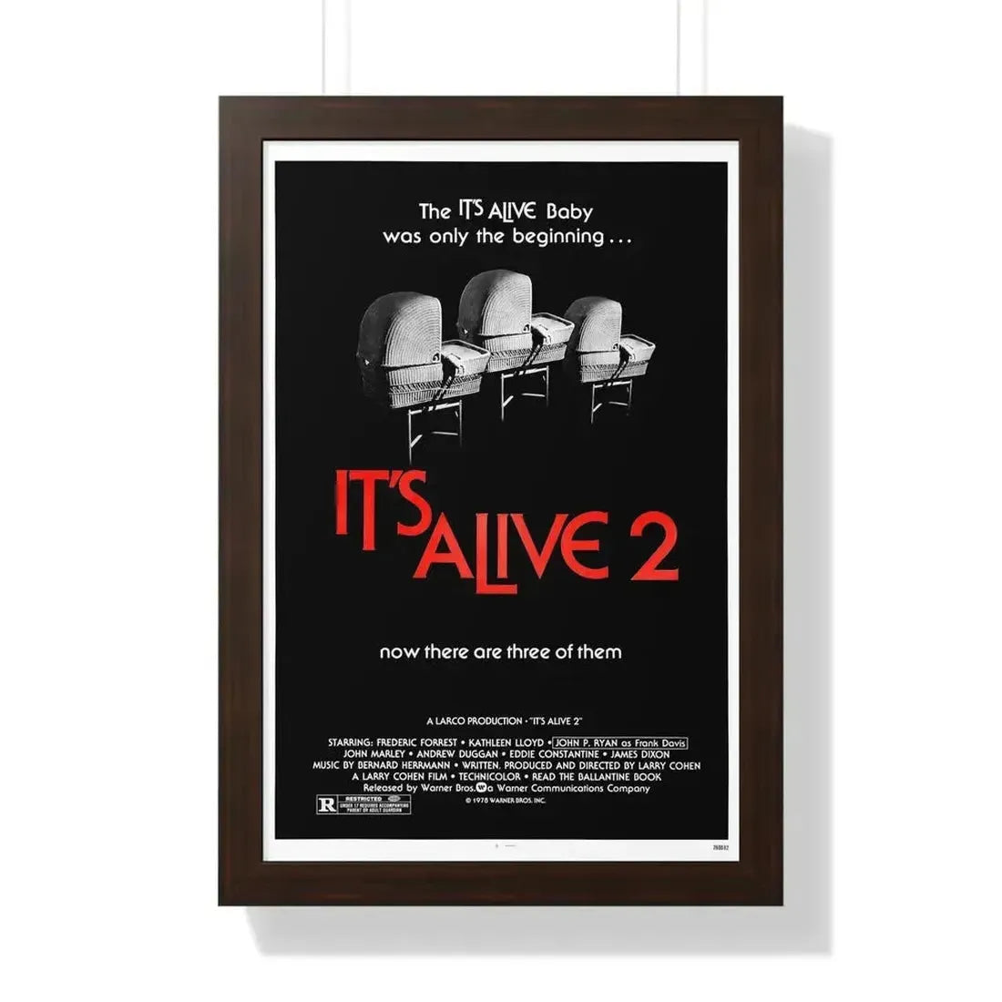 IT'S ALIVE 2 (IT LIVES AGAIN) 1978 - Framed Movie Poster - The Sticker Space