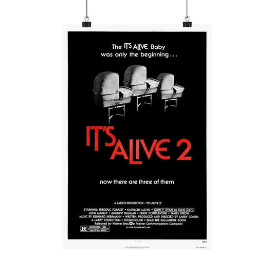 IT'S ALIVE 2 (IT LIVES AGAIN) 1978 - Paper Movie Poster 12″ x 18″ Matte - The Sticker Space
