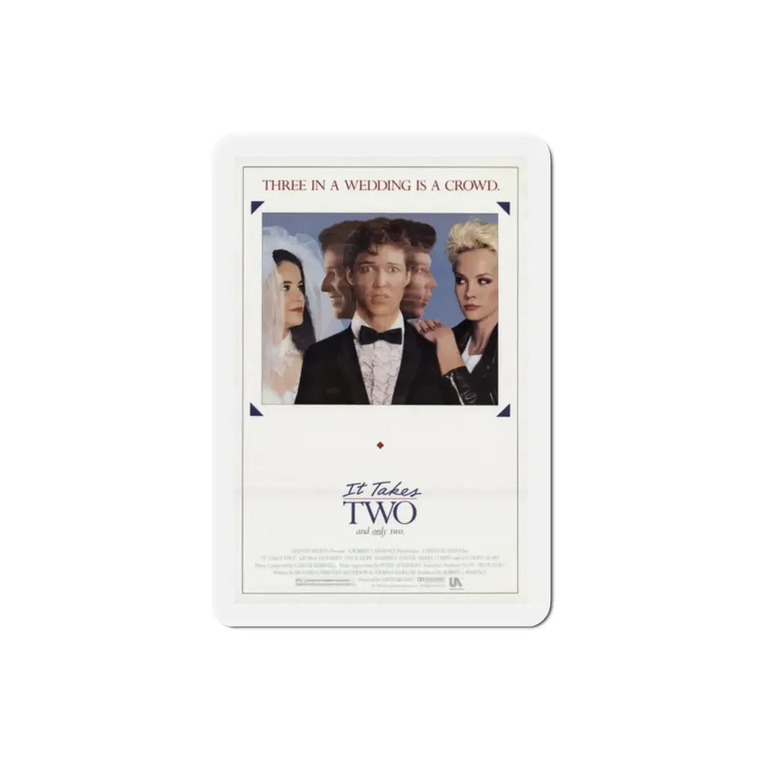 It Takes Two 1988 Movie Poster Refrigerator Magnet - The Sticker Space