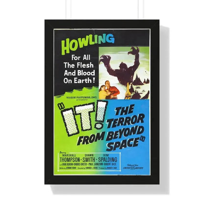 IT! THE TERROR FROM BEYOND SPACE (2) 1958 - Framed Movie Poster 16″ x 24″ Black - The Sticker Space